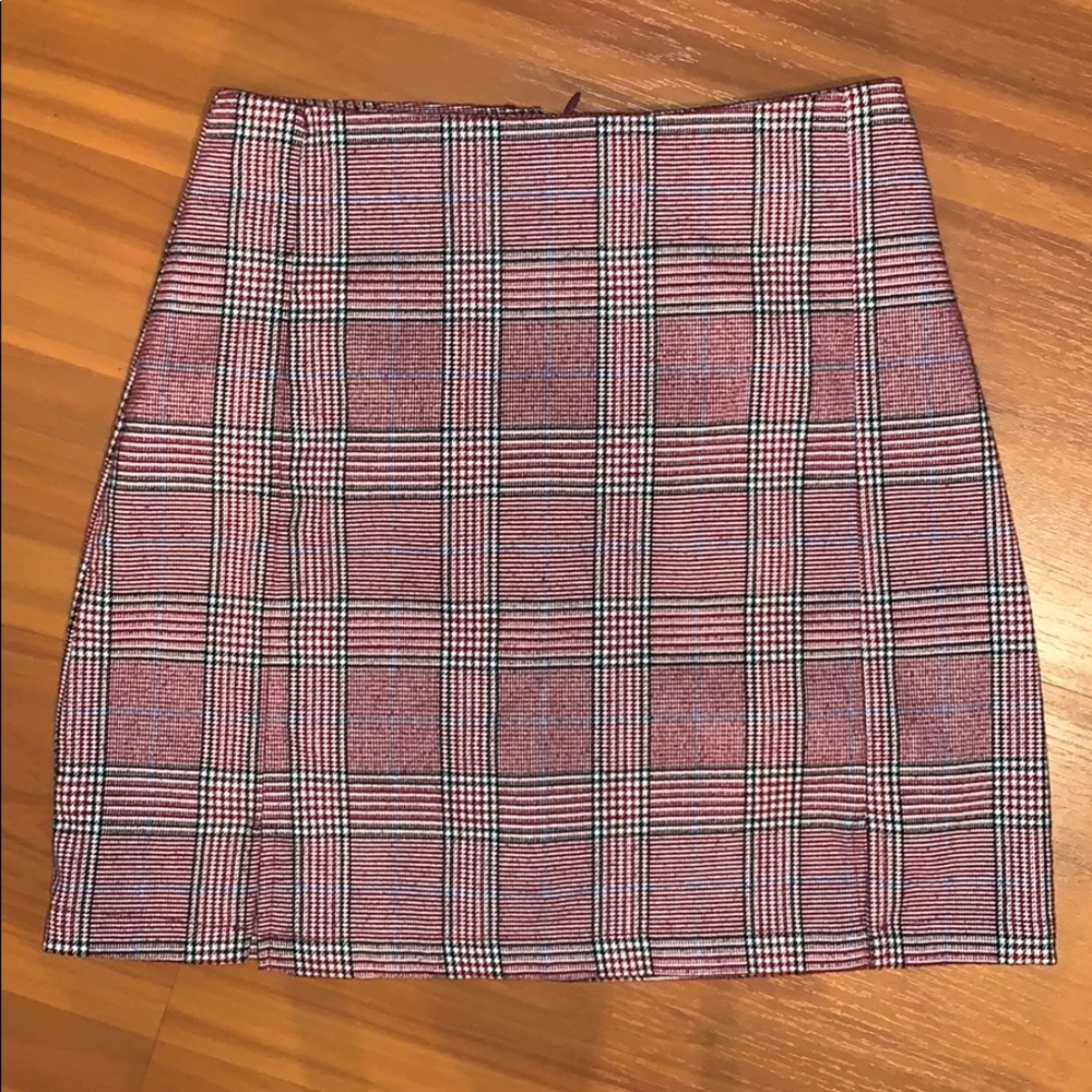 Plaid Mini Skirt